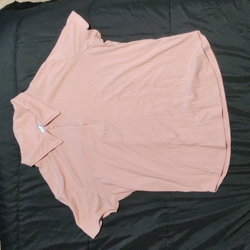 Pink Collared Polo
